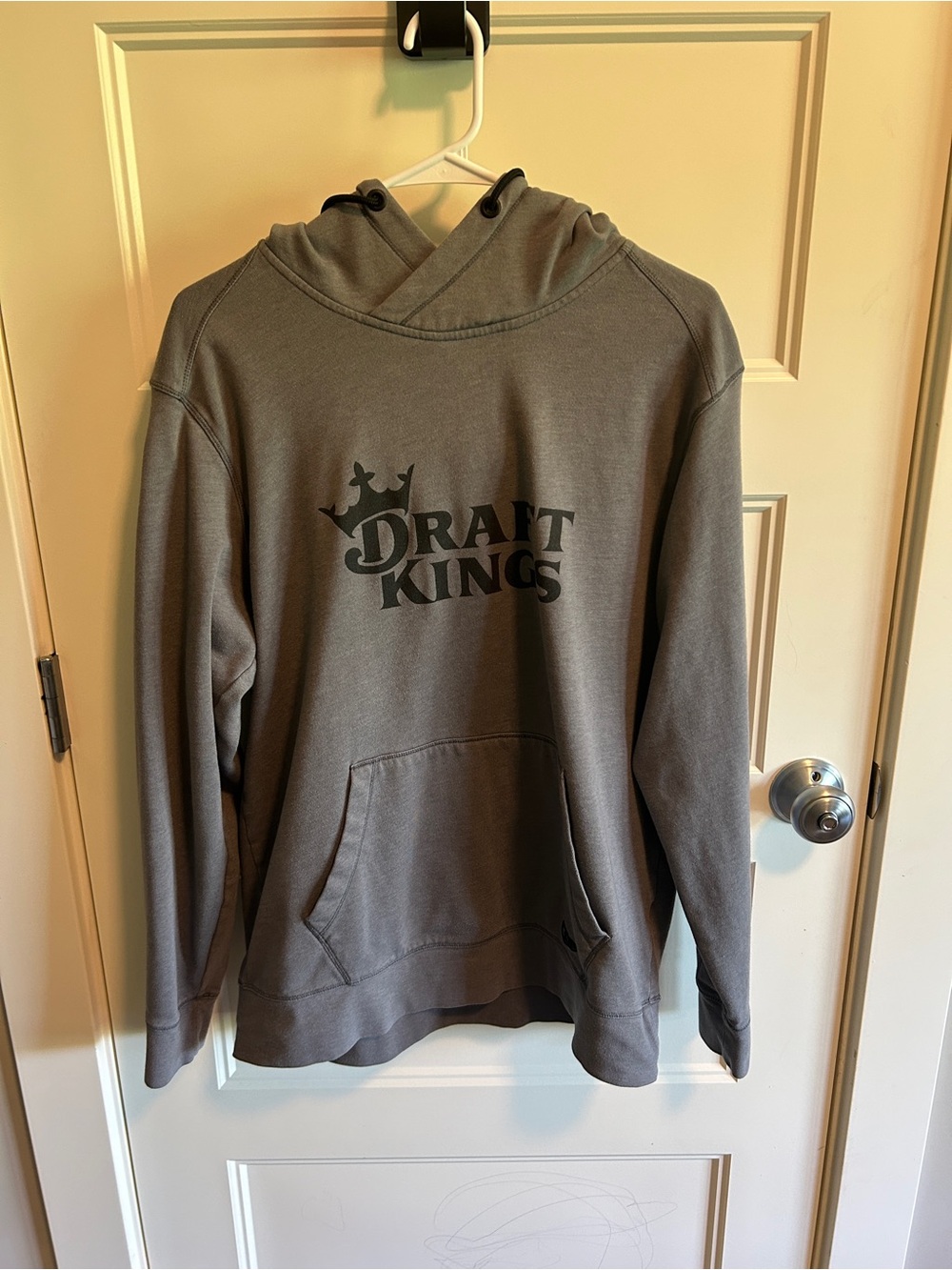 Gray Pullover Hoodie for Men
